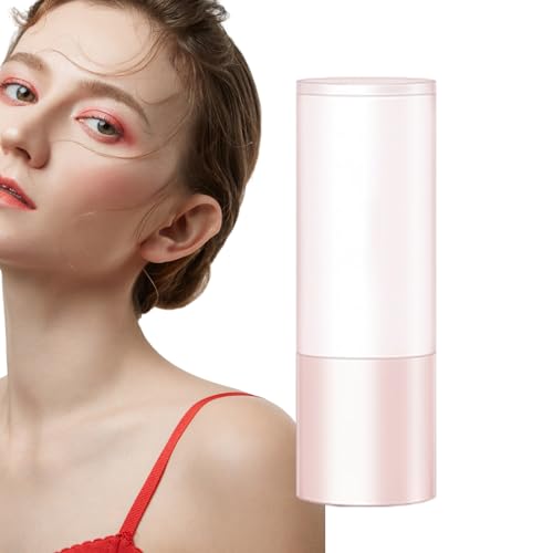 Creme-Rougestift - Vielseitig verwendbares, glattes rosa Rouge mit Schwammkopf,Gesichts-Make-up für Wangen-, Lippen- und Lidschatten-Make-up, Puderrouge, Konturstift, einfache Anwendung, 1,5 g Ewfas von EWFAS