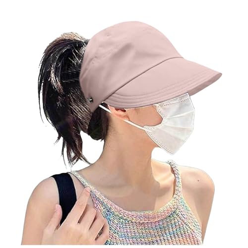 EWFAS Damen Pferdeschwanz Kappe Baseball Cap Unisex Einstellbare Hohe Unordentliche Bun Ponycap Mit Zöpfen Loch Loop Baseball Cap Damen Pferdeschwanz Baseball Cap Verstellbar Basecap Outdoor Hut EWFAS Damen Pferdeschwanz Kappe Baseball Cap Unisex Einstellbare Hohe Unordentliche Bun Ponycap Mit Zöpfen Loch Loop Baseball Cap Damen Pferdeschwanz Baseball Cap Verstellbar Basecap Outdoor Hut von EWFAS