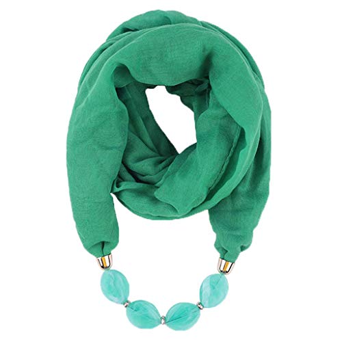 Damen Tücher Halskette Modeschmuck Anhänger Schals Sonnenschutz Jahrgang böhmischen Stil Kette Quasten Schal Halskette Halstücher Bekleidung Elegante Schal Wrap Pashminas von EWFAS