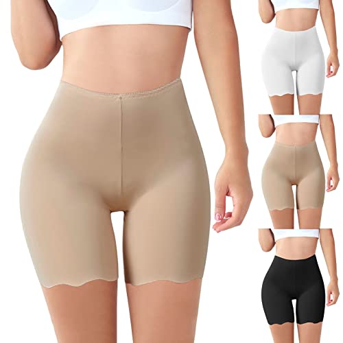 EWFAS Radlerhose Damen, Kurze Leggings Sporthose High Waist Unterhosen Boxershorts Hotpants Sportshorts, Kurz Hose Unter Kleid Schlupfshorts Unterrock Shorts Sicherheitshosen Sport Unter Kleidern von EWFAS