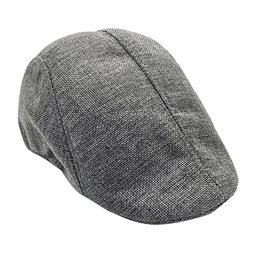 EWFAS Schiebermütze Herren Barett Cap Herbst Winter,Schirmmützen Cabbie Hunter Hat,Baskenmützen Flat Cap Newsboy Mütze Driving Hüte Schirmmütze Herbst/Winter Schiebermütze von EWFAS