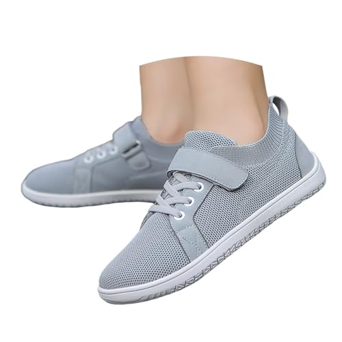 EWFAS Unisex Kinder Barfussschuhe Breite Junge Mädchen Barfußschuhe Atmungsaktiv Leicht Laufschuhe Weich rutschfest Wanderschuhe Sneaker Outdoor Sportschuhe mit Klettverschluss Gr.24-38 EWFAS Unisex Kinder Barfussschuhe Breite Junge Mädchen Barfußschuhe Atmungsaktiv Leicht Laufschuhe Weich rutschfest Wanderschuhe Sneaker Outdoor Sportschuhe mit Klettverschluss Gr.24-38 von EWFAS