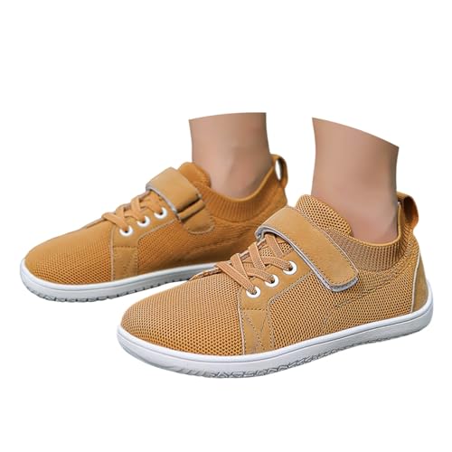 EWFAS Unisex Kinder Barfussschuhe Breite Junge Mädchen Barfußschuhe Atmungsaktiv Leicht Laufschuhe Weich rutschfest Wanderschuhe Sneaker Outdoor Sportschuhe mit Klettverschluss Gr.24-38 EWFAS Unisex Kinder Barfussschuhe Breite Junge Mädchen Barfußschuhe Atmungsaktiv Leicht Laufschuhe Weich rutschfest Wanderschuhe Sneaker Outdoor Sportschuhe mit Klettverschluss Gr.24-38 von EWFAS