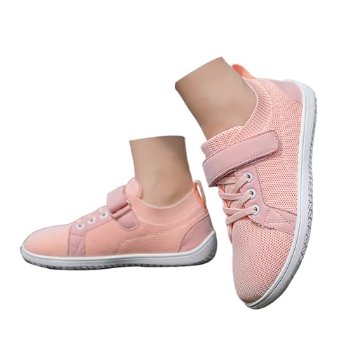 EWFAS Unisex Kinder Barfussschuhe Breite Junge Mädchen Barfußschuhe Atmungsaktiv Leicht Laufschuhe Weich rutschfest Wanderschuhe Sneaker Outdoor Sportschuhe mit Klettverschluss Gr.24-38 EWFAS Unisex Kinder Barfussschuhe Breite Junge Mädchen Barfußschuhe Atmungsaktiv Leicht Laufschuhe Weich rutschfest Wanderschuhe Sneaker Outdoor Sportschuhe mit Klettverschluss Gr.24-38 von EWFAS