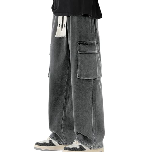 Herren Baggy Jeans Y2K Hose Cargo Jeans Stretch Jogger Herren Chino Gerade Bein Jeanshose Vintage Jeans mit Taschen Grunge Hip Hop Baggy Hose Straight Leg Grafik Denim Jogger Lose Goth Hosen Herren Baggy Jeans Y2K Hose Cargo Jeans Stretch Jogger Herren Chino Gerade Bein Jeanshose Vintage Jeans mit Taschen Grunge Hip Hop Baggy Hose Straight Leg Grafik Denim Jogger Lose Goth Hosen von EWFAS