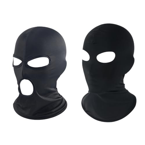 Couple Prom Masks, 2 Stück Blindfold Mystery Half Mask for Men and Women, Atmungsaktive Kopfbedeckung Gemusterte Maske Offener Mund Rollenspiel Kostüm Kit von EWOECUI