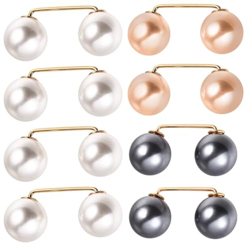 Damenbroschen, 8 Stück Künstliche Perlen-Brosche, Perle Brosche Damen Kragen Clip Broschen Clips Faux Perle Brosche Cardigan Clip Schal Clip Ausschnitt Brosche Doppelköpfige Perle Brosch Damenbroschen, 8 Stück Künstliche Perlen-Brosche, Perle Brosche Damen Kragen Clip Broschen Clips Faux Perle Brosche Cardigan Clip Schal Clip Ausschnitt Brosche Doppelköpfige Perle Brosch von EWOECUI