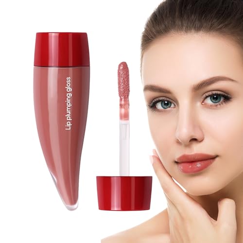 Feuchtigkeitsspendender Lipgloss,5 ml langanhaltender flüssiger Lippenstift für Damen mit Spiegel-Finish - Leichtes Make-up als Weihnachtsgeschenk, Mädchenkosmetik für Party, Alltag Ewoke von EWOKE