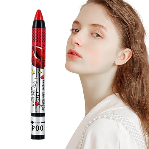 Matter Lippenstiftstift - Velvet Crayon Makeup Lippenstift,Langlebiges Lipgloss-Set, pigmentiertes Lippen-Make-up-Geschenk für Frauen Ewoke von EWOKE