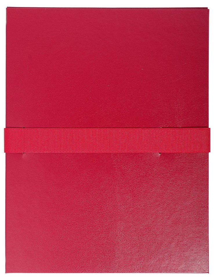 EXACOMPTA Dokumententasche 10x Dokumentenmappe dehnbar 1 Klappe Balacronbezug A4 Bordeauxrot 624E, Mappen mit dehnbaren Rücken Mit Klappen von EXACOMPTA