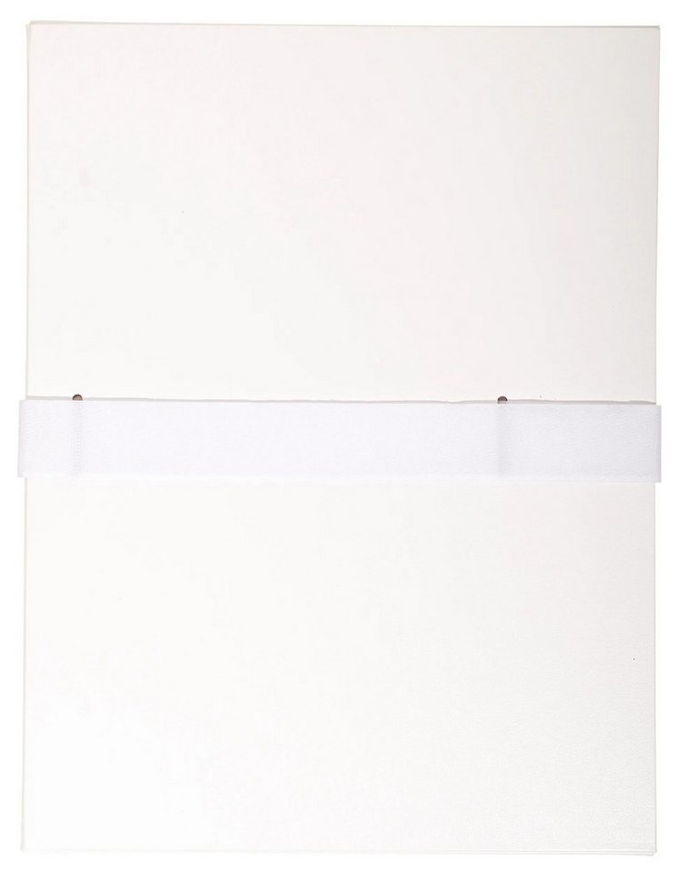 EXACOMPTA Dokumententasche 10x Dokumentenmappe dehnbar 1 Klappe Balacronbezug A4 Weiß 631E, Mappen mit dehnbaren Rücken Mit Klappen von EXACOMPTA