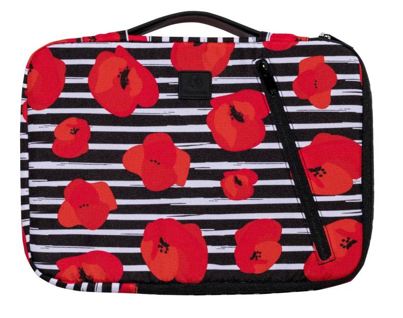 EXACOMPTA Laptoptasche Laptoptasche Sleeve 13-14' Mohnblume - Motiv, - 17213E, Laptoptasche von EXACOMPTA