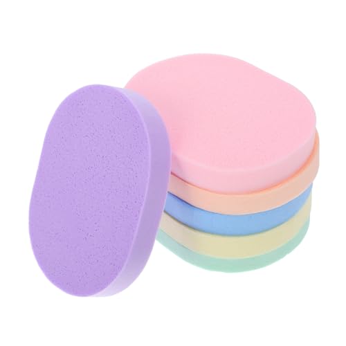 EXAOMBLE 6stücke Peeling-gesichtswäscher-reinigungsschwamm-pads Wiederverwendbare Gesichtsschwämme Zum Waschen Gesichts Make-up-entferner Gesichtsreinigungsschwamm-puff von EXAOMBLE