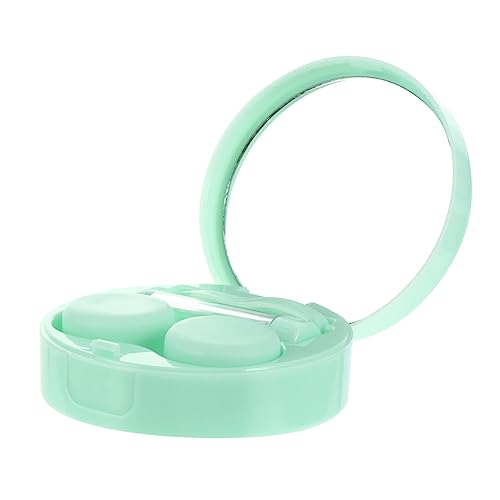 EXAOMBLE Frosted Box Linsenbehälter Augenlinsenhalter Augenpflegeset Halter Linsenbehälter Reiseversorgung Augenpflegehalter Linsen Organizer Kunststoff Grün EXAOMBLE Frosted Box Linsenbehälter Augenlinsenhalter Augenpflegeset Halter Linsenbehälter Reiseversorgung Augenpflegehalter Linsen Organizer Kunststoff Grün von EXAOMBLE