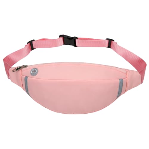 EXAOMBLE Stylische Bauchtasche für Damen Tragbare Fitness Gürteltasche mit Reißverschluss Verstellbarem Gürtel für Joggen Reisen und Alltagseinsatz von EXAOMBLE