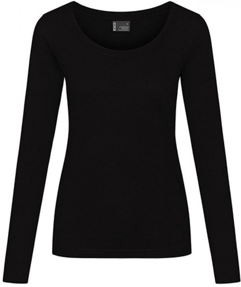 EXCD by Promodoro Langarm-Poloshirt Damen T-Shirt Longsleeve, Single-Jersey von EXCD by Promodoro