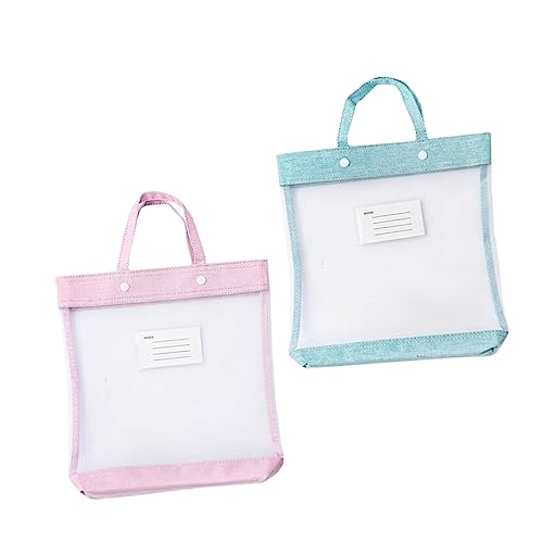 2st Aktentasche Aus Nylon Gittergewebe Bücher Tragen Lagerung Student von EXCEART