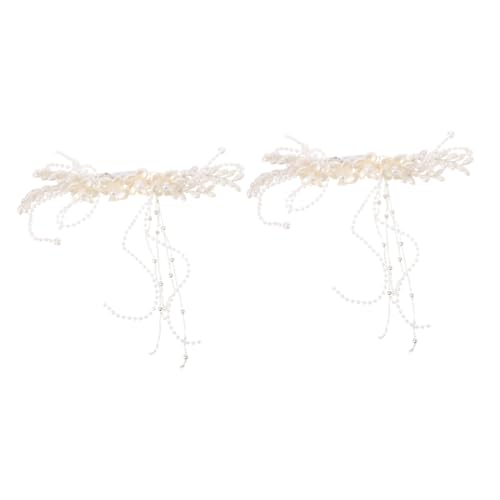 EXCEART 1 Paar Haarschmuck Haarspange Aus Künstlichen Perlen Haarspangen Für Frauen Braut Haarspangen Hochzeitshaar Brauthaar Perlenstift Für Haare Hochzeit Haarspange Haarnadel Plastik von EXCEART