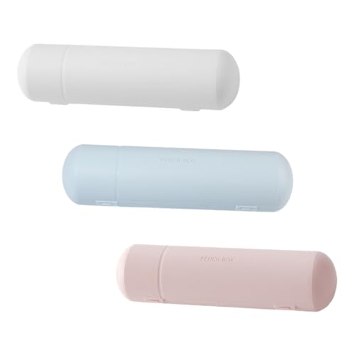 EXCEART 1 Satz Aufbewahrung Von Schreibwaren Federmäppchen Aufbewahrungsboxen Für Messwerkzeuge Kreative Aufbewahrungsbehälter Stifteetuis Für Schüler Einfache Stifteetuis 3 Stück von EXCEART