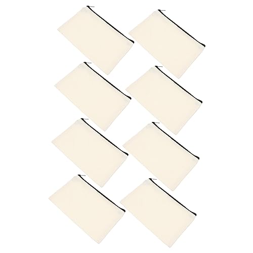 EXCEART 1 Satz Federmäppchen Aus Canvas Blanko Federmäppchen Organizer Für Erwachsene Großes Fassungsvermögen Pastell Spezielles Federmäppchen Deckelgriff Federmäppchen 12 Stück von EXCEART