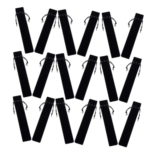 EXCEART 1 Satz Federmäppchen Aus Samt Mit Kordelzug Verpackungsbeutel Beutel Für Stifte Samtbeutel Stiftebeutel Stiftebeutel Mit Kordelzug Stiftverpackungsbeutel 30 Stück von EXCEART