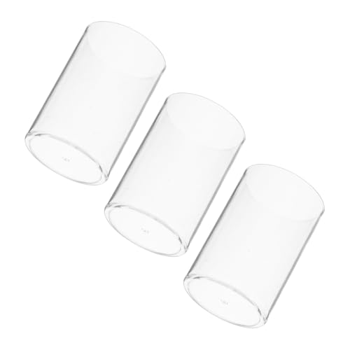 EXCEART 1 Satz Transparenter Stifthalter Desktop-bleistiftbecher Bleistift-Organizer Make-up Pinselhalter Tasse Haarbürstenhalter Großer Stifthalter Make-up-pinselhalterbecher Acryl 3st von EXCEART