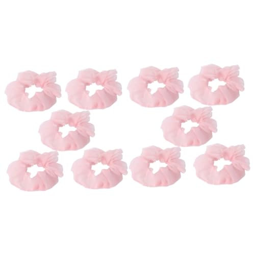 EXCEART 10 Stk Haarschmuck Aus Organza Organza-haargummi Scrunchies Haargummis Stirnbänder Aus Garn Haargummis Für Dickes Haar Seiden-scrunchie Satin-haargummis Kugelkopf Sommer Fräulein von EXCEART