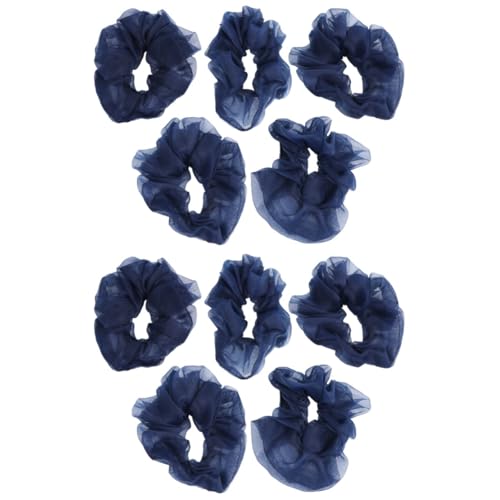 EXCEART 10 Stk Pastell Haargummis Knusprige Haargummis Scrunchies Haarschleife Haargummis Aus Satin Haargummis Mit Bommeln Haargummis Seile Haarschmuck Aus Organza Garn Fräulein Sommer von EXCEART