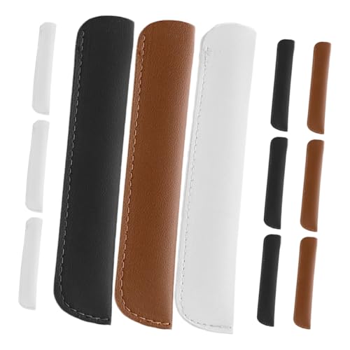 EXCEART 12 Stück Bleistiftbedeckung Füllfederhalter-etui Brunnenstiftbehälter Kugelschreibertasche Stifthalter Stylus-stiftetui Stiftspeicher Hülle Für Stiftbeutel Hülse Für Einzelstift Pu von EXCEART