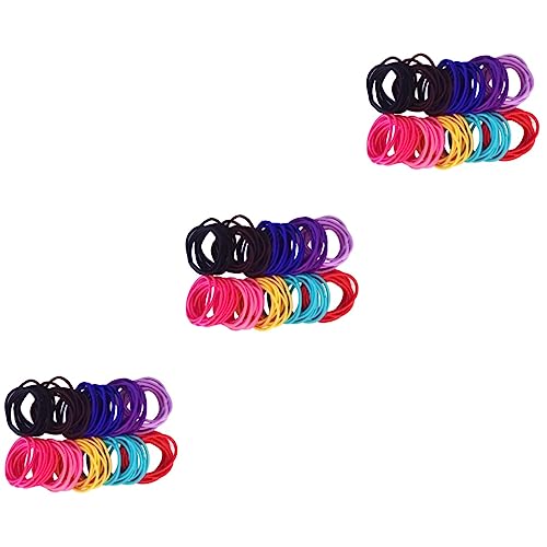 EXCEART 150 Stk Gummibänder keine falten haargummis Stretch-Stirnbänder für Frauen Haarbänder Pferdeschwanzhalter kein Haarschaden Gummiband Kopfbedeckung Stirnband Kind Haarseil von EXCEART