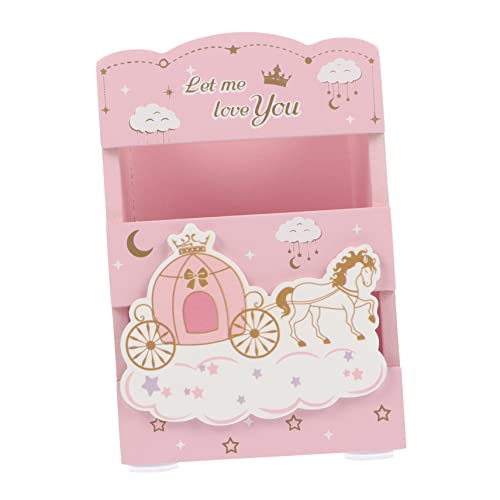 EXCEART 1Stk Einhorn-Stifthalter Make-up-Pinselbehälter dekorativer Stifthalter schreibwaren Rosa Schreibtisch-Organizer Bleistifthalter für Kinder in Rosa Bleistifthalter rosa Stiftstil von EXCEART