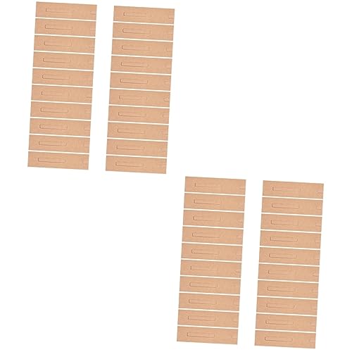 EXCEART 2 Sätze Federbeutel Aus Kraftpapier Stift-geschenkhülle Einzelnes Füllfederhalter-etui Büroartikel Büromaterial -stifttaschen Stifthüllen Röhren Khaki 20 Stück * 2 von EXCEART