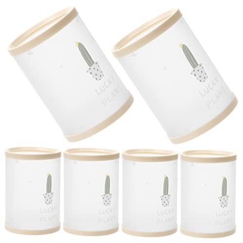 EXCEART 2 Sätze Stifthalter Dauerhaft Bleistiftdose Halter Für Schreibtischmarker Aufbewahrungsdose Storage Boxes Schreibwaren Make -up -bürstenhalter Federmäppchen Plastik 6 Stück * 2 von EXCEART