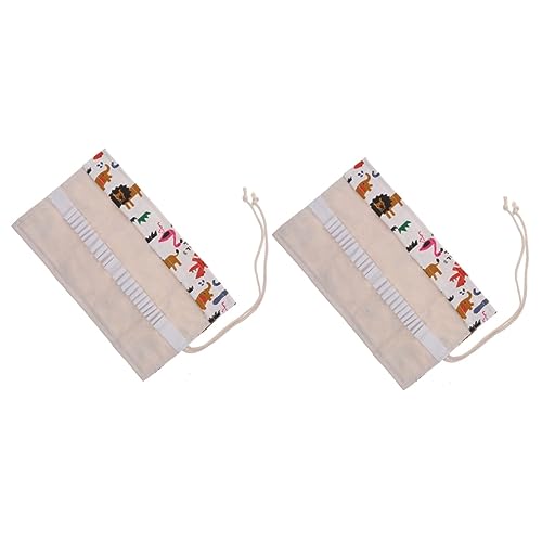 EXCEART 2 Stück Rolle Stiftvorhang aus Buntstiftträger Bleistift-Organizer-Halter plastikbeutel plastiktasche Mäppchen Farbstift-Organizer tragbare Bleistifttasche Segeltuch EXCEART 2 Stück Rolle Stiftvorhang aus Buntstiftträger Bleistift-Organizer-Halter plastikbeutel plastiktasche Mäppchen Farbstift-Organizer tragbare Bleistifttasche Segeltuch von EXCEART