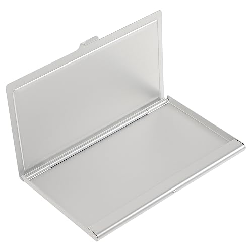 EXCEART 2 Stück Thermotransfer-Visitenkartenbox aus Aluminium visitenkarten etuis visitenkarten Box Aufkleberanzeige Handyhülle Aufbewahrungsbox für Sublimationskarten leeres Kartenetui von EXCEART