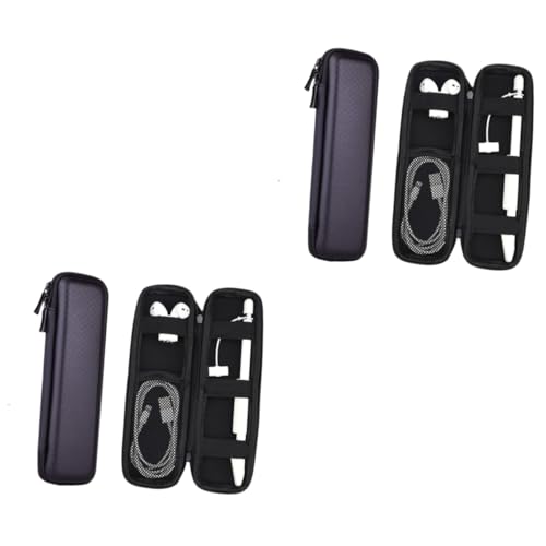 EXCEART 2 Stück USB Hülle Kopfhörer Hülle Leichte Stifthülle Kleine Größe Stifthülle Handschrift Schutzhülle Federmäppchen Stifttasche Handschriftliche Stifthülle Hkust Xunfei von EXCEART