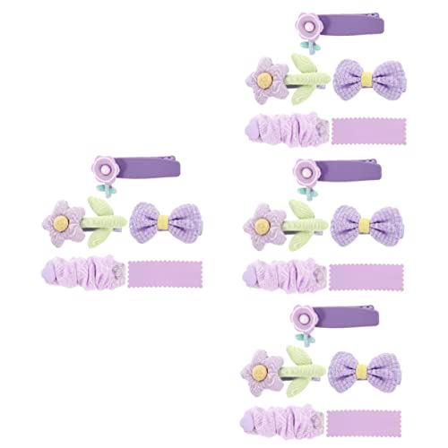 EXCEART 20 Stk Tüll Schmetterling Haarspange Lila Haarspange Blumenspangen Für Blumen-entenschnabel-haarspange Baby-haarschleifen Für Mädchen Blumenkopfschmuck Metall Kind Süss Haarschmuck von EXCEART