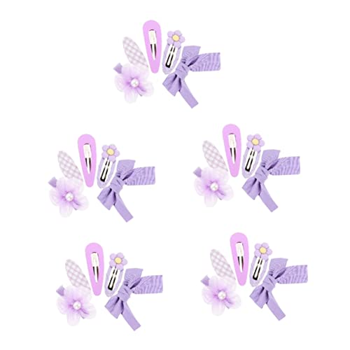 EXCEART 25 Stk Tüll Schmetterling Haarspange Haarschleifen-clips Blumenhaarspangen Für Mädchen Baby-haarschleifen Für Mädchen Schmetterlings-haarspangen Haarschmuck Die Blumen Kind Plastik von EXCEART