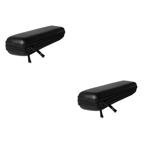 EXCEART 2St Etui für Stifthalter Federmäppchen Kinder praktisches Federmäppchen Stationary schüleretui swor stifte etui stifte Halterung Stationär Pen Pouch Federmäppchen für Kinder Black von EXCEART