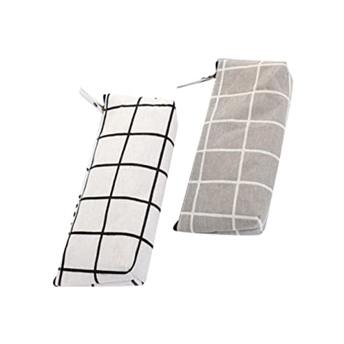 EXCEART 2St Stiftbeutel zur Aufbewahrung von Schreibwaren kosmetikbeutel schminkbeutel die federmäppchen Pencil Box kassenrollen Pencil case Bleistifttaschen für Studenten Stiftetui von EXCEART