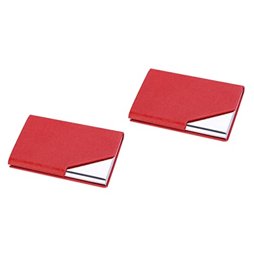 EXCEART 2St jausenbox dose -Mehrfachgehäuse Brieftasche Kartenhalter Metallgeldbörse für Männer visitenkartenhalter für Damen Magnetisch Banknoten Karton von EXCEART
