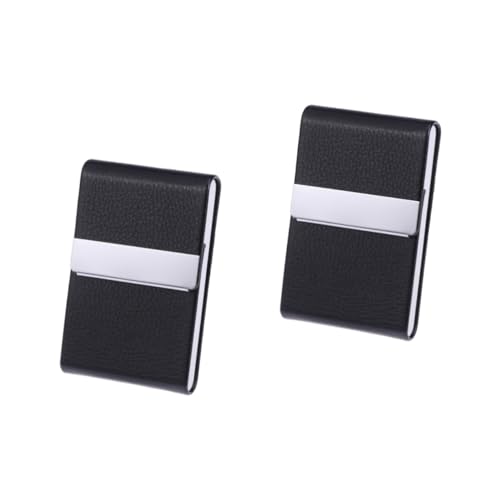 EXCEART 2St kreditkartenhalter Credit Card Holder Business-Halter aus Leder Unternehmensorganisator Kreditkartenetui Kartenetui für Damen PU-Geschäftsinhaber Geschäftskoffer aus von EXCEART