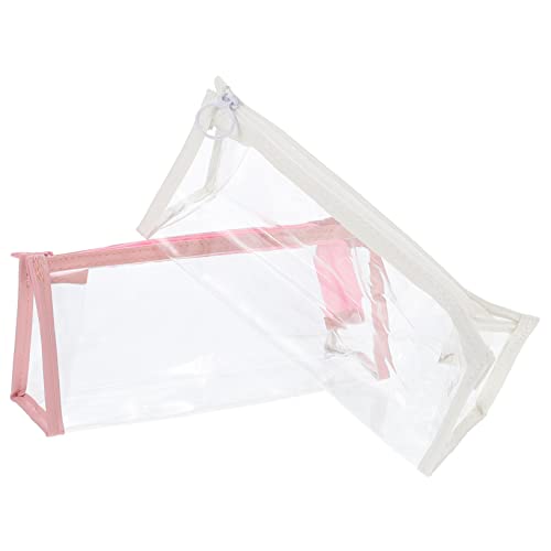 EXCEART 2Stücke Stiftspeicherbeutel Große Kapazität Transparente Federmäppchen Und Schreibwarenorganisator Für Praktische Stiftetaschen Für Schule Und Studium von EXCEART