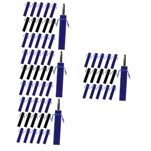 EXCEART 4 Sätze Einzelne Stifthülle Süßer Stifthalter Für Den Schreibtisch Süße Stifte Stifthüllen Federmäppchen Abteil Kleine Stifttasche Etui Bleistift Gel Bausatz Flanell 50 Stück * 4 von EXCEART