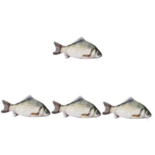 EXCEART 4 Stück Kawaii Federmäppchen Mit Farbigen Fischen Stifthalter Ästhetischer Schreibwaren-Organizer Für Jungen Und Mädchen von EXCEART