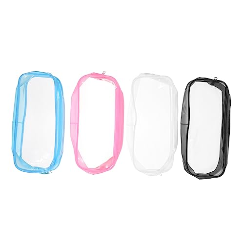 EXCEART 4stücke Schreibwaren Tasche Mit Großem Fassungsvermögen Federmäppchen Aus Hochwertigen Materialien Stifte-Organizer Mit Reißverschlussdesign Kompakte Für Einfaches Tragen von EXCEART