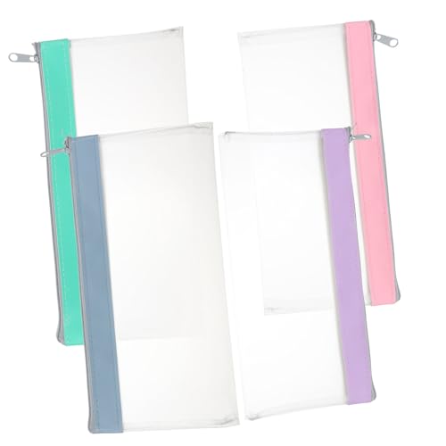 EXCEART 4stücke Kleine Transparente Geldtasche Mit Reißverschluss Für Bargeld Umschläge Schecks Budgetierung Sicher Wiederverwendbar Praktisch EXCEART 4stücke Kleine Transparente Geldtasche Mit Reißverschluss Für Bargeld Umschläge Schecks Budgetierung Sicher Wiederverwendbar Praktisch von EXCEART