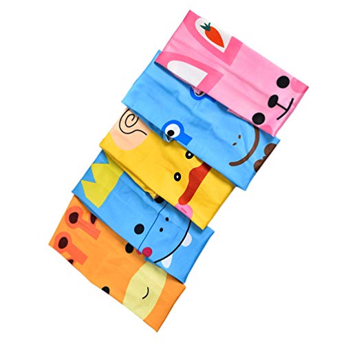 EXCEART 5 Pairs Kinder UV Schutz Arm Ärmeln Cartoon Gedruckt Kühlung Arm Strümpfe Seide Abdeckung für Outdoor Sport Wandern Laufen Radfahren Gemischt Muster von EXCEART
