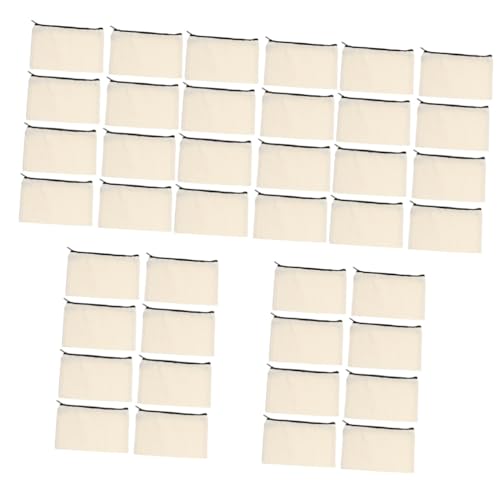 EXCEART 5 Sätze Leeres Federmäppchen Aus Canvas Durchsichtiges Federmäppchen Organizer Für Erwachsene Große Kapazität Pastellboxen Schreibwaren Bleistifte Make Up Etui 12 Stück * 5 von EXCEART