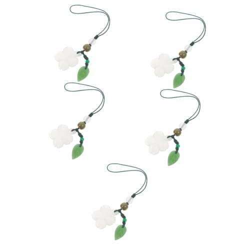 EXCEART 5 Stück Blattförmiger Anhänger für Schlüsselanhänger Vielseitiges Schmuckzubehör für Diy Projekte Besondere Anlässe Kreativ Ansprechend Gestaltet von EXCEART